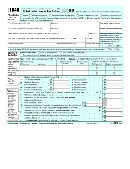 1040-2020 form