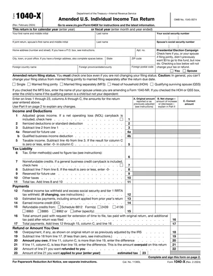 1040-x form