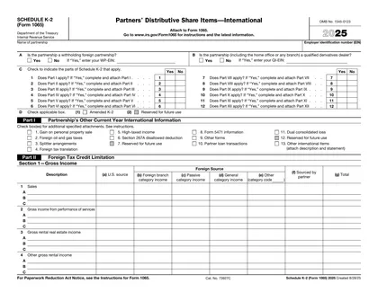 1065-schedule-k-2 form