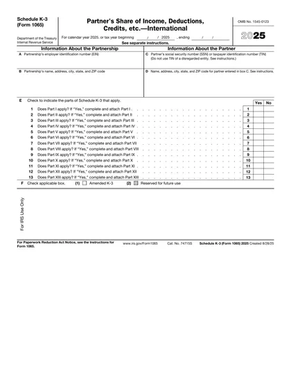 1065-schedule-k-3 form