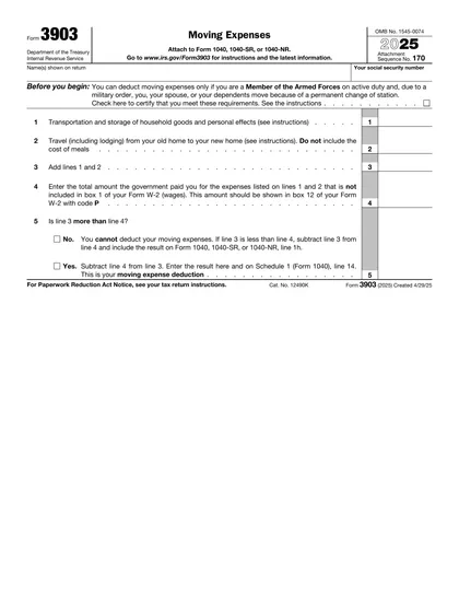 3903 form