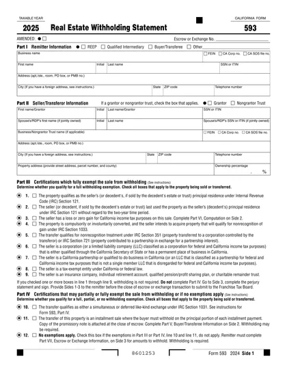 593 form