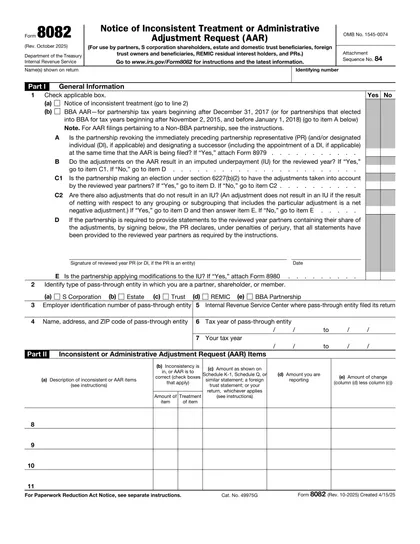 8082 form