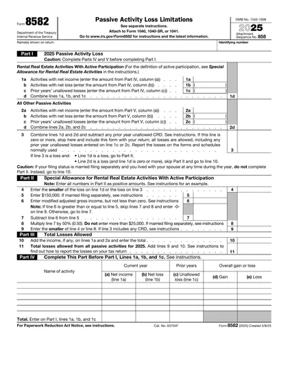 8582 form