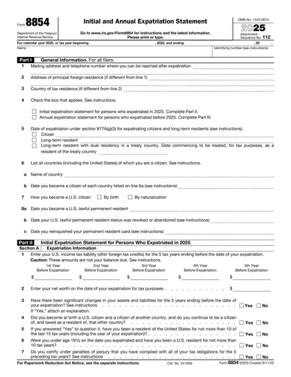 8854 form