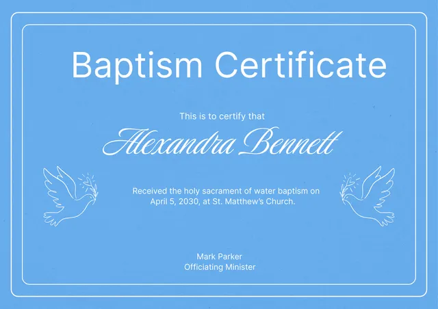 baptism-certificate form