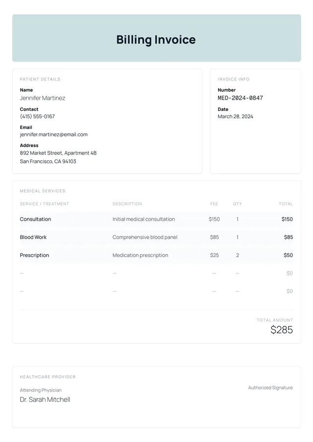 billing-invoice form