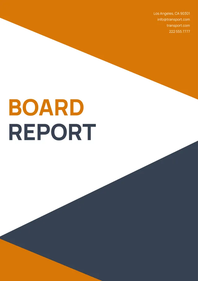 board-report form