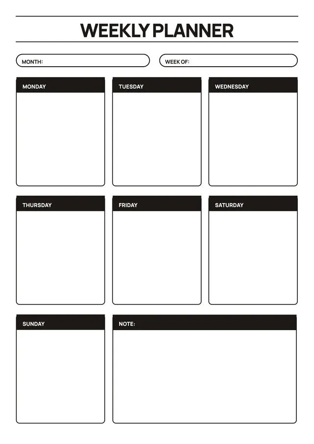 boxed-weekly-planner form