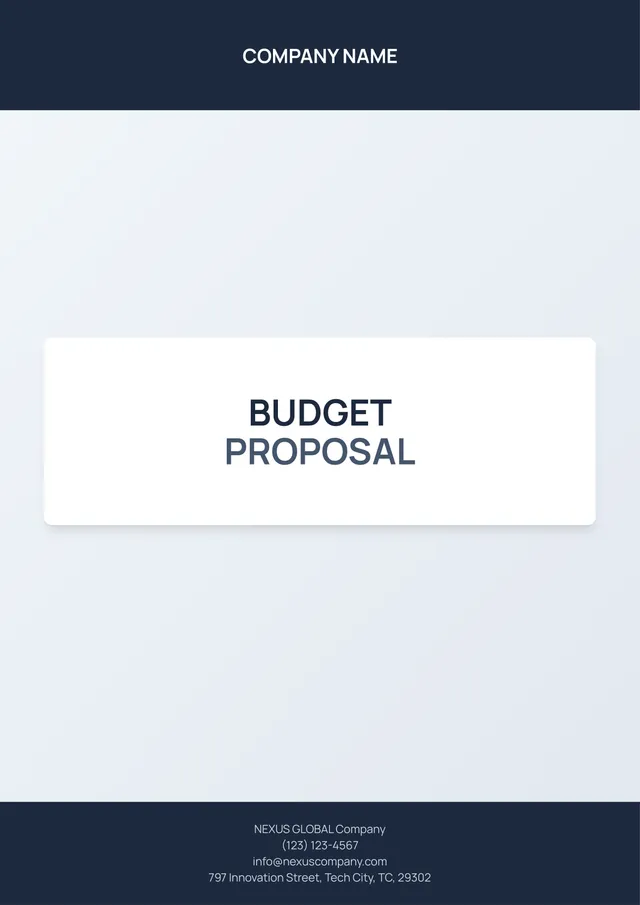 budget-request form