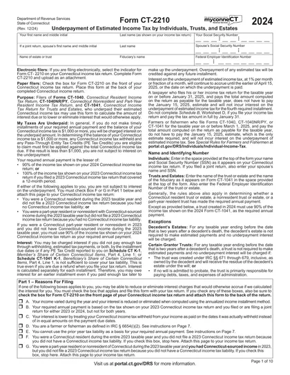 ct-2210 form