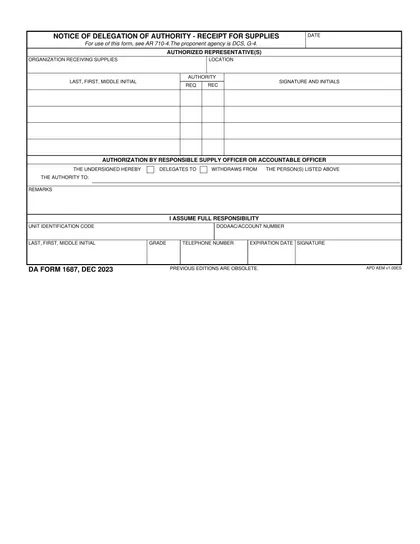 da-1687 form