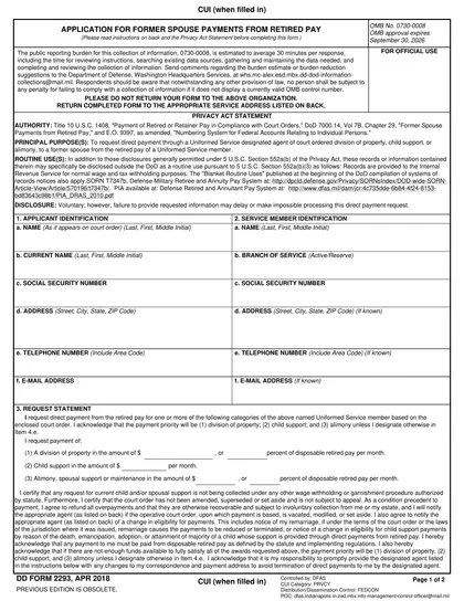 dd-2293 form