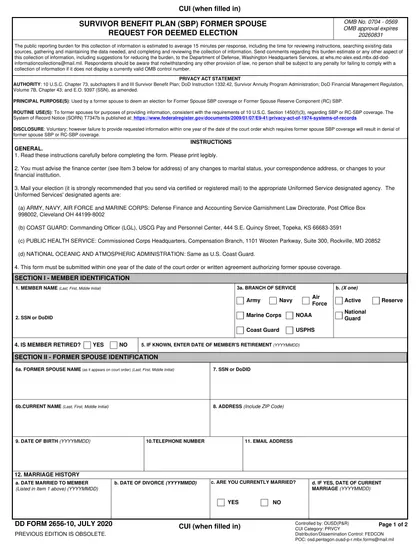 dd-2656-10 form