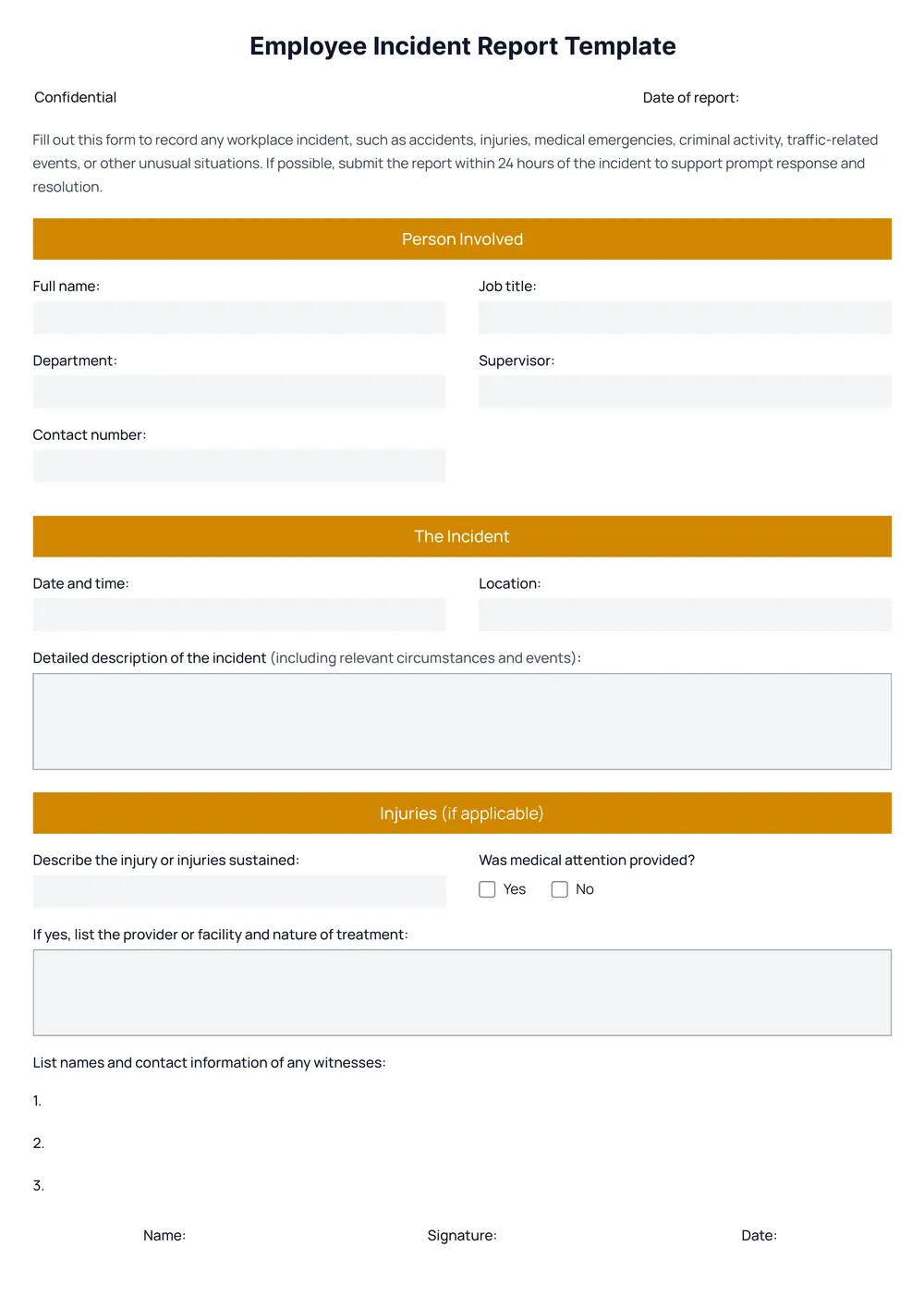 employee-incident-report form