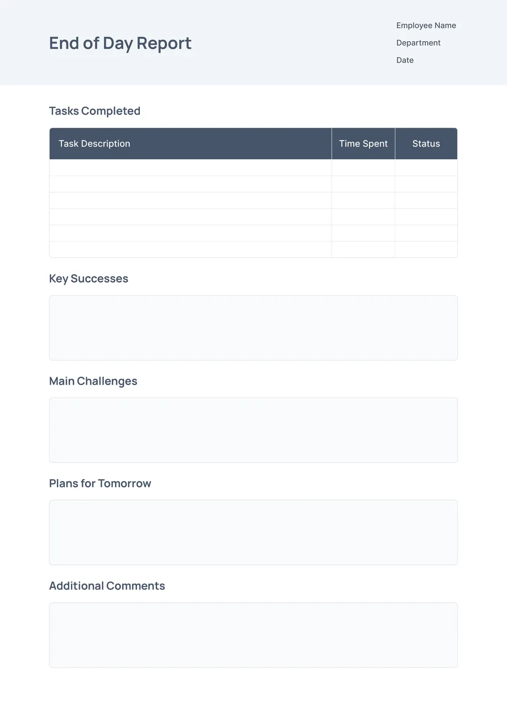 end-of-day-report form