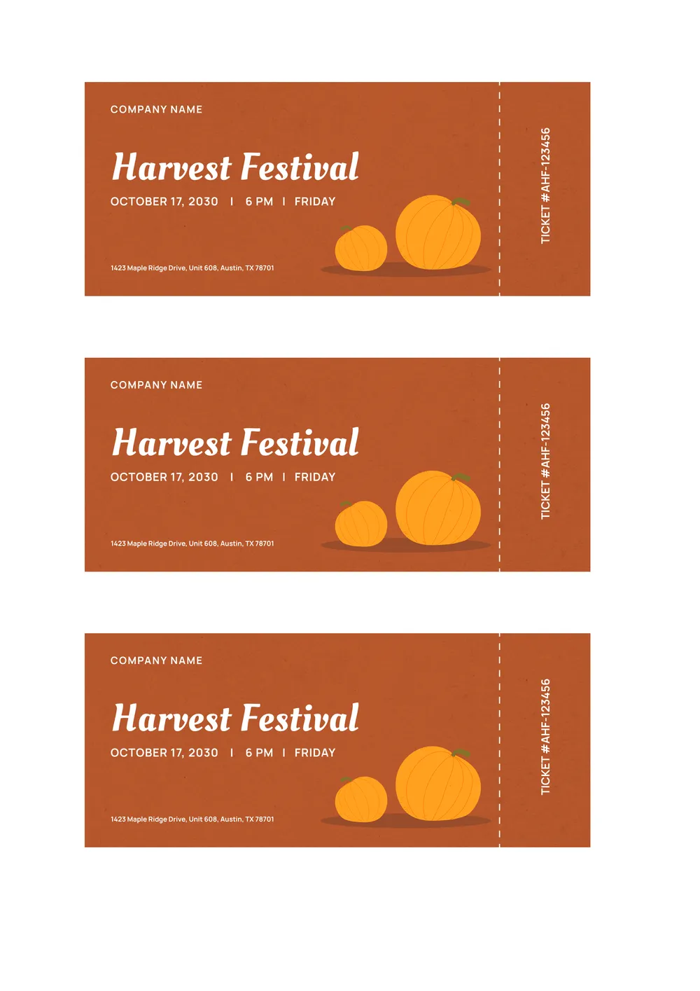 event-ticket form