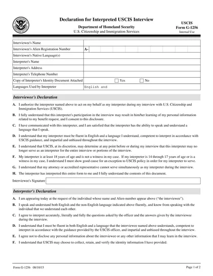 g-1256 form