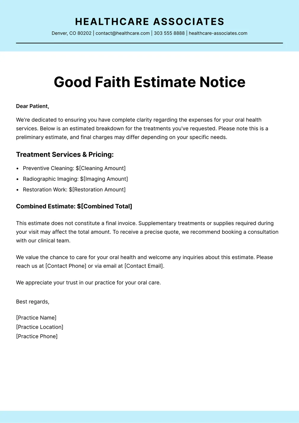 good-faith-estimate form