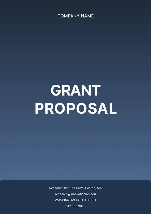 grant-proposal form