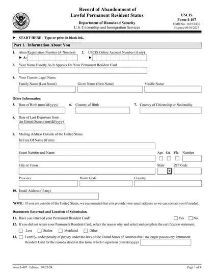 i-407 form