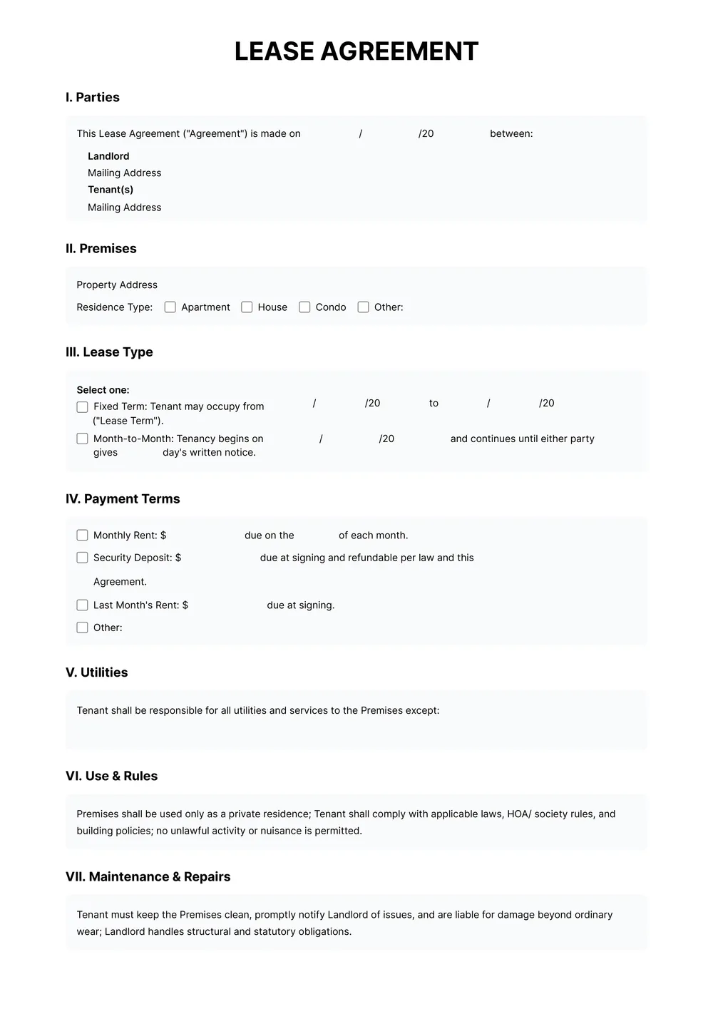 land-lease-agreement form