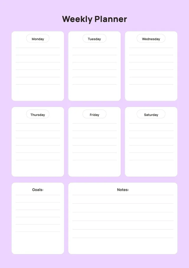 lavender-weekly-planner form