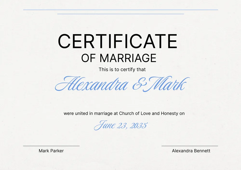 marriage-certificate form