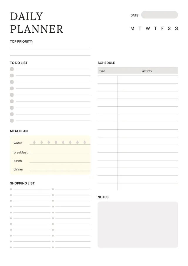 meal-plan-daily-planner form