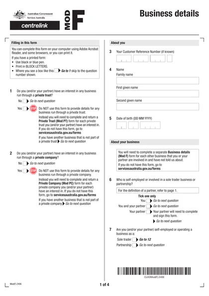 mod-f form