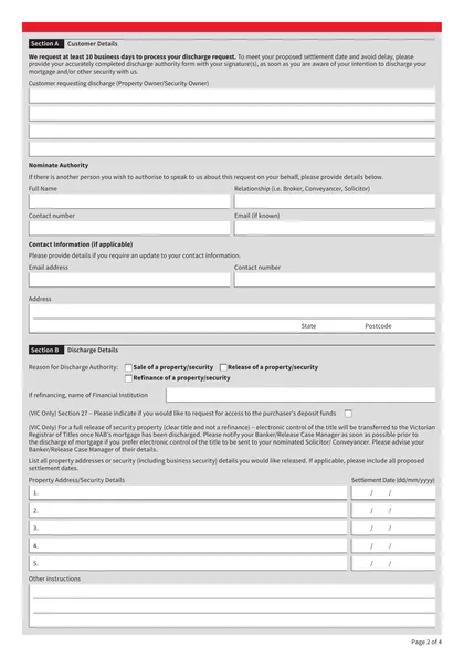 nab-discharge form