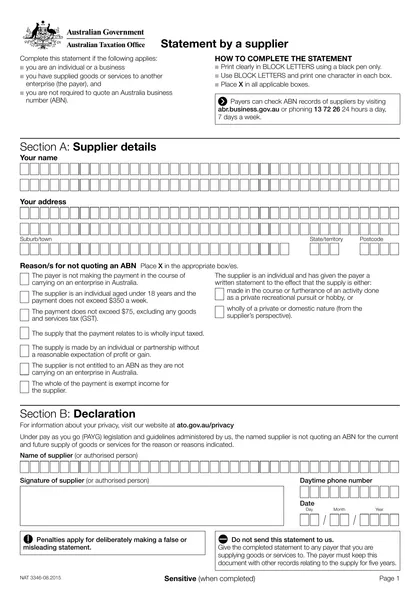 nat-3346 form