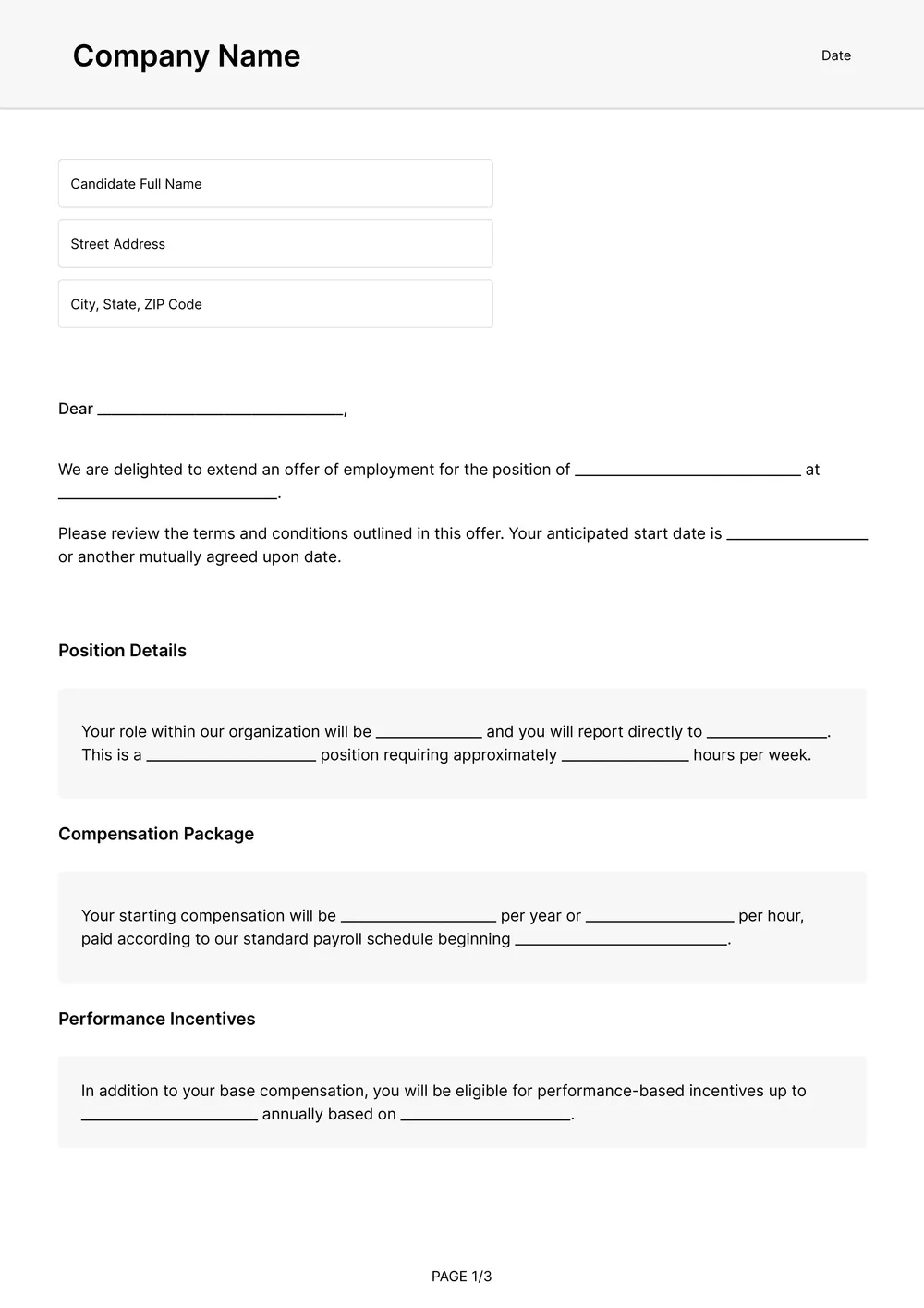 offer-letter form