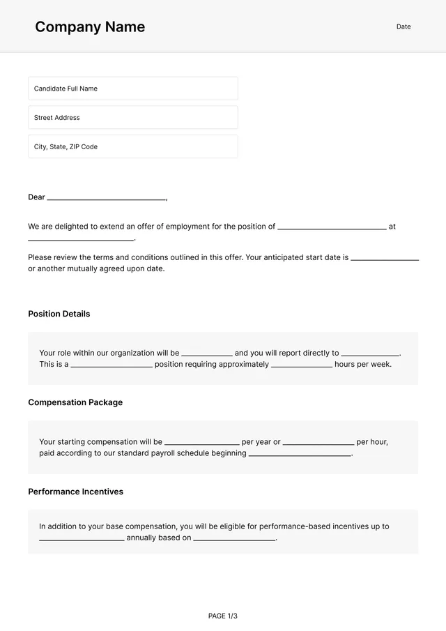 offer-letter form