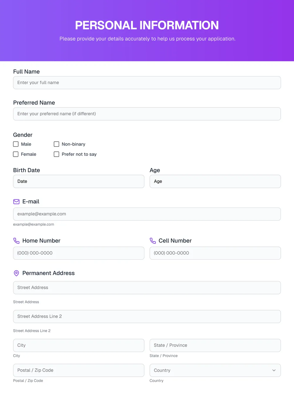 online-internship-application-form form