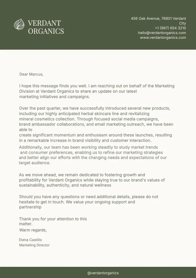 organic-brand-letterhead form