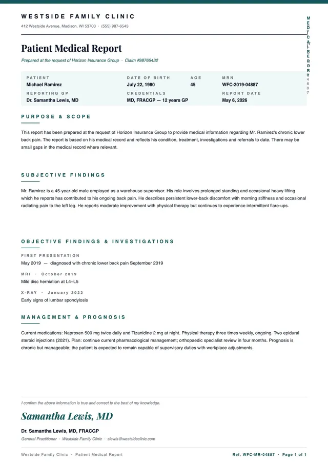 patient-medical-report form