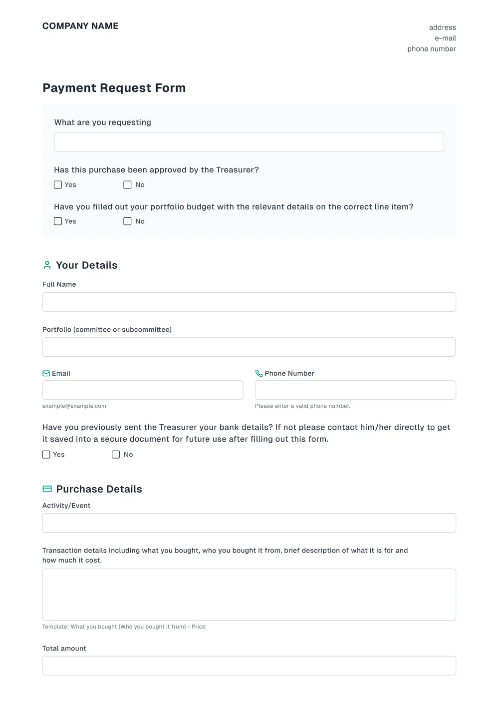 payment-request-form form