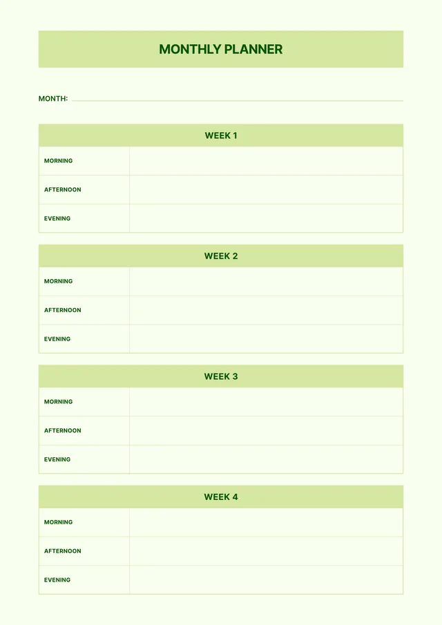 schedule form