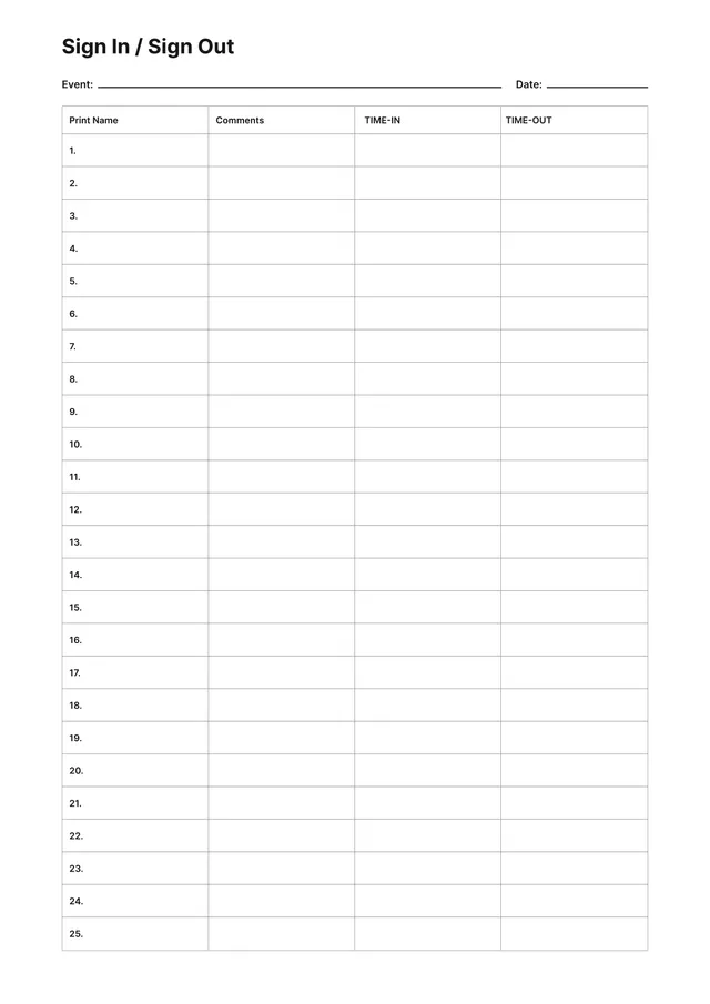 sign-in-sheet form