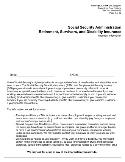 ssa-821-bk form