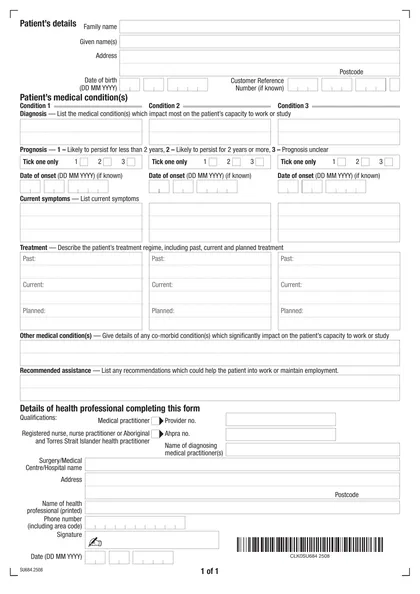 su684 form