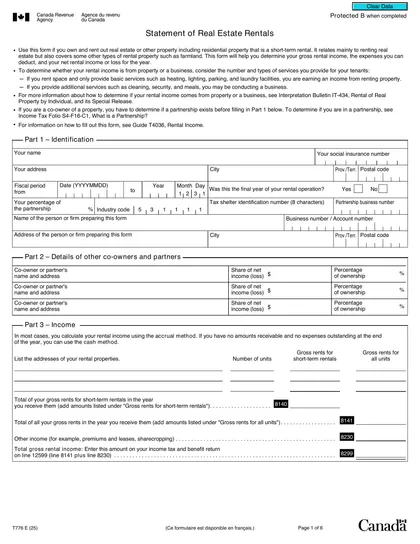 t776 form