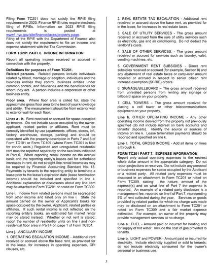 tc-201 form