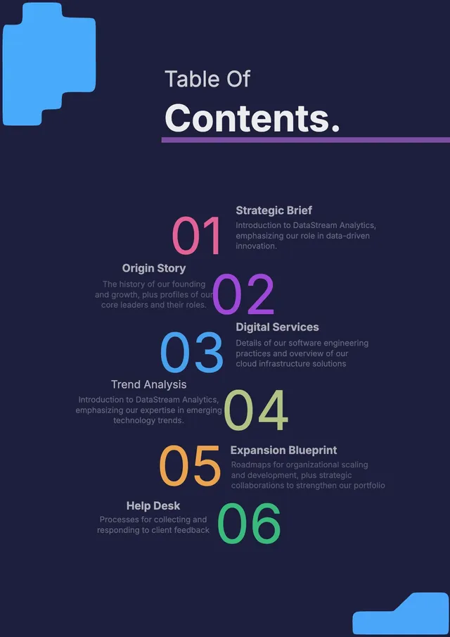 tech-company-profile-table-of-contents form