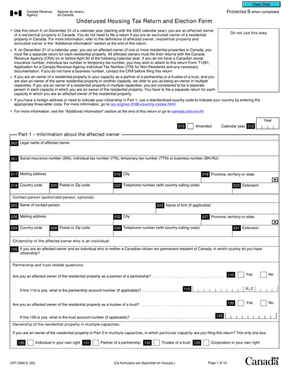 uht-2900 form