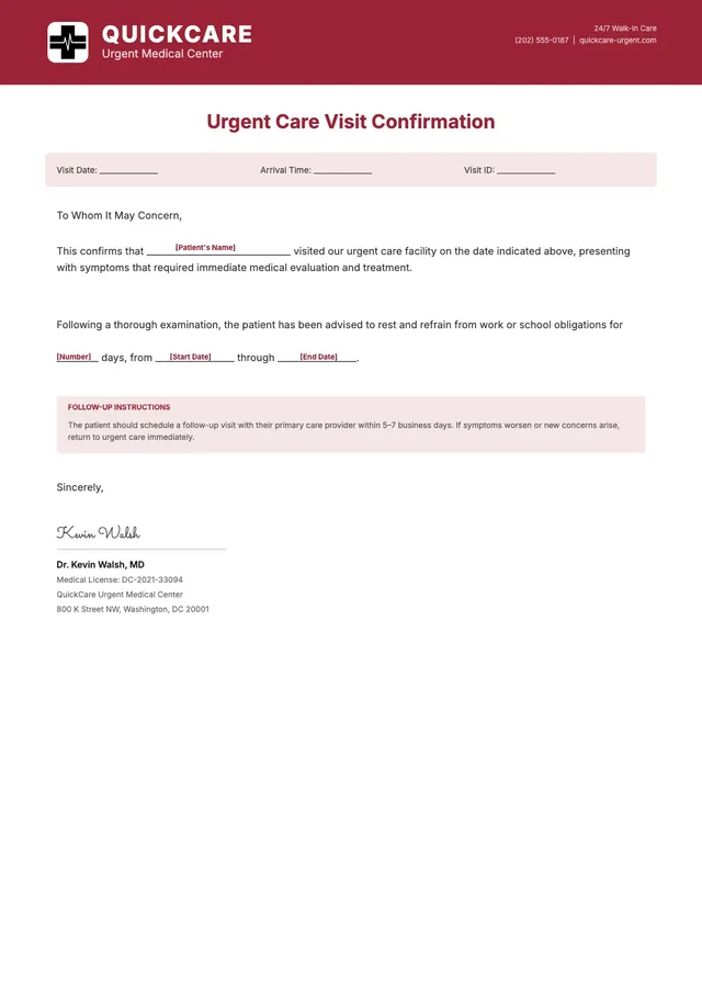 urgent-care-doctors-note form