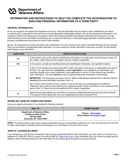 va-21-0845 form