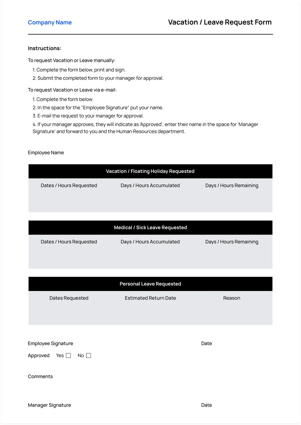 vacation-request-form form
