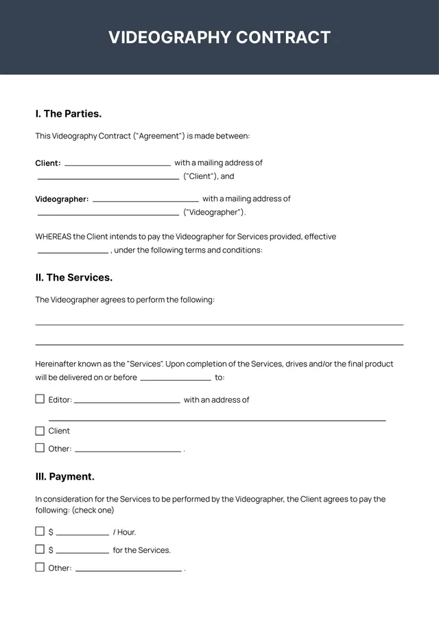 videography-contract form